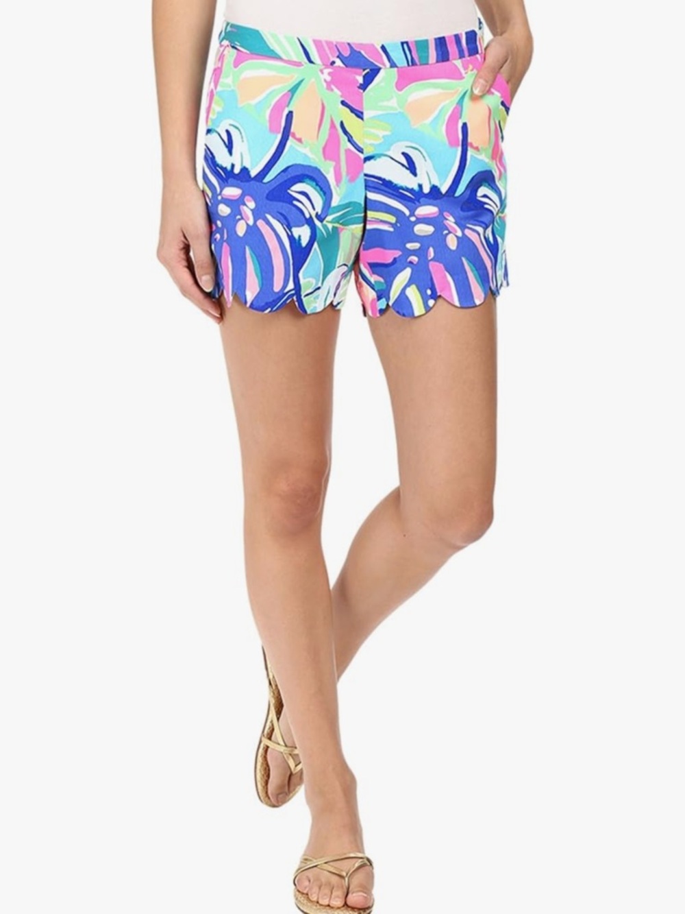 Lilly Pulitzer Women's 13045 : Magnolia Short, Multi Exotic Garden, 10